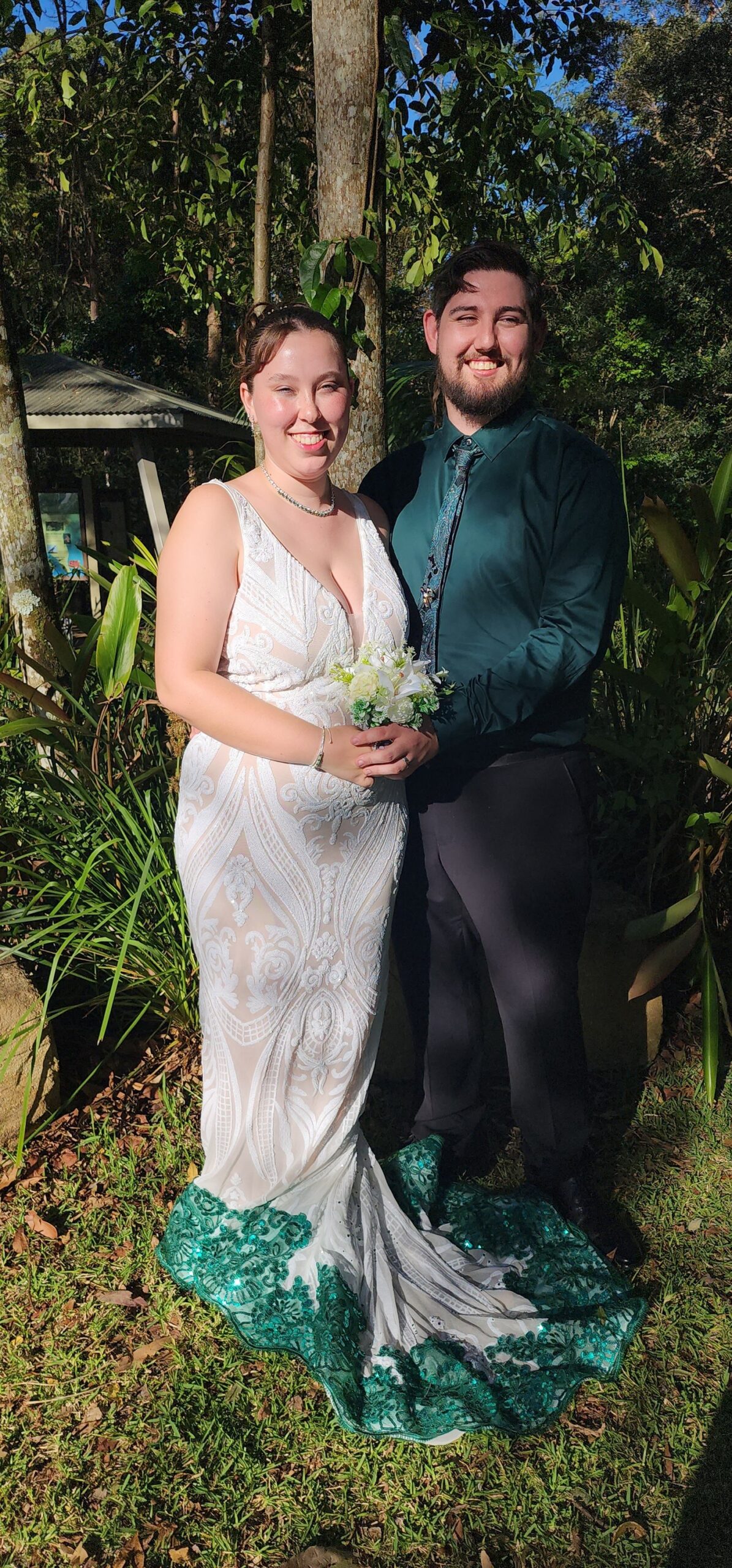 Lily and Brennon Just Married by Nicky Jane Hinterland Ceremonies